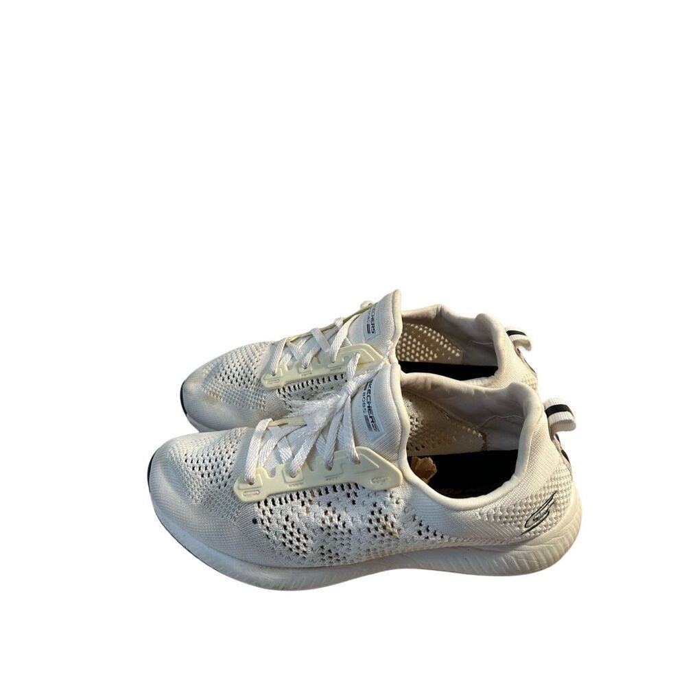 Skechers Bobs sneakers 9.5‎ white mesh discoloration #31371
